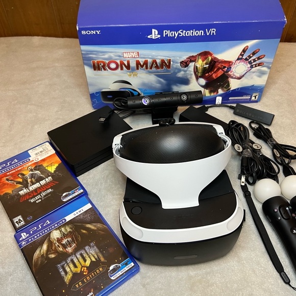 Sony Video Games & Consoles Sony Playstation Vr Iron Man Bundle With 2 Games Poshmark